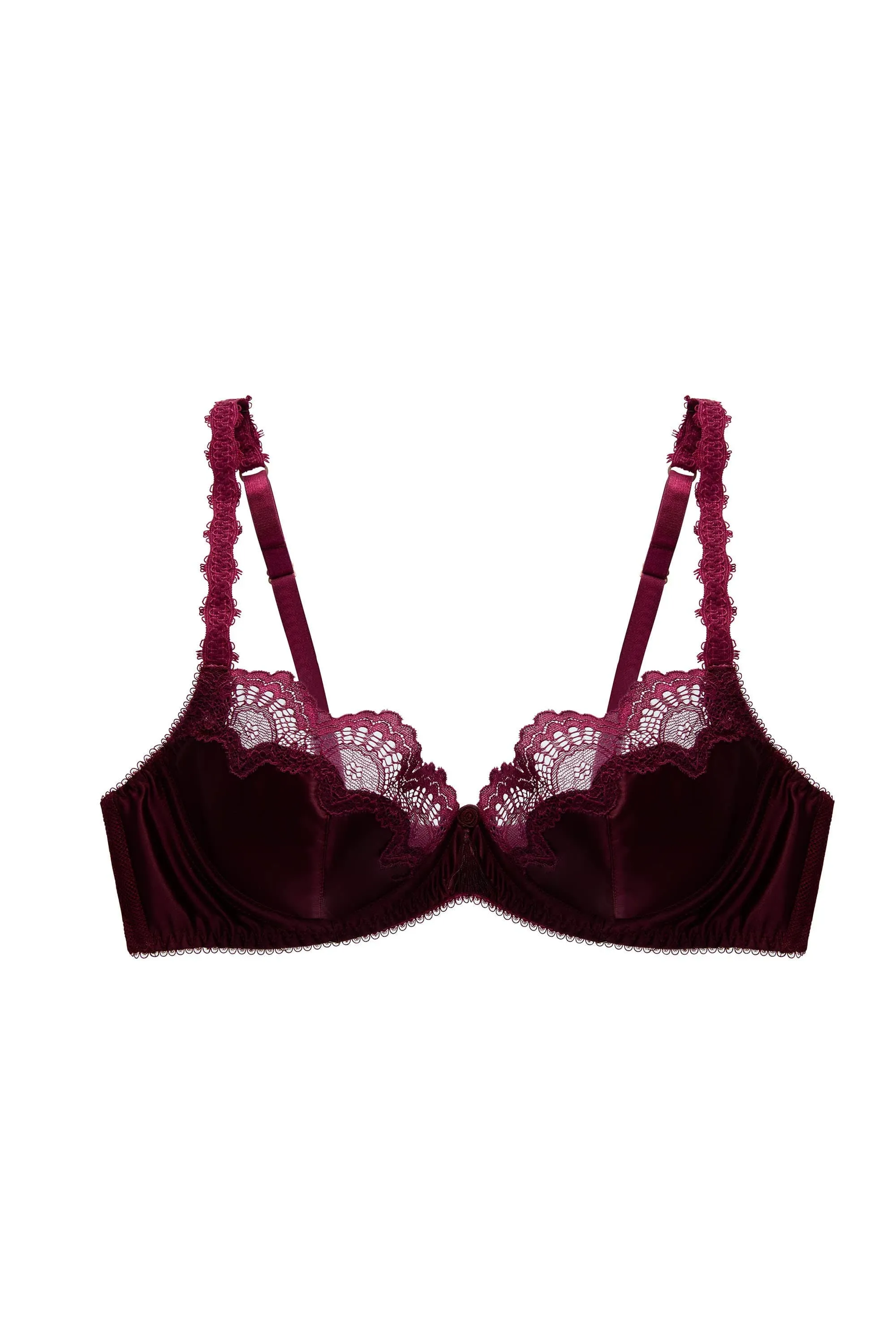 Star Lift Plum Underwire Balconette Bra