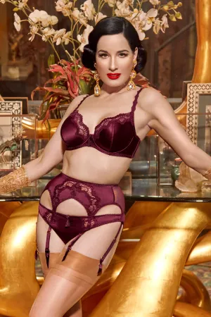 Star Lift Plum Underwire Balconette Bra