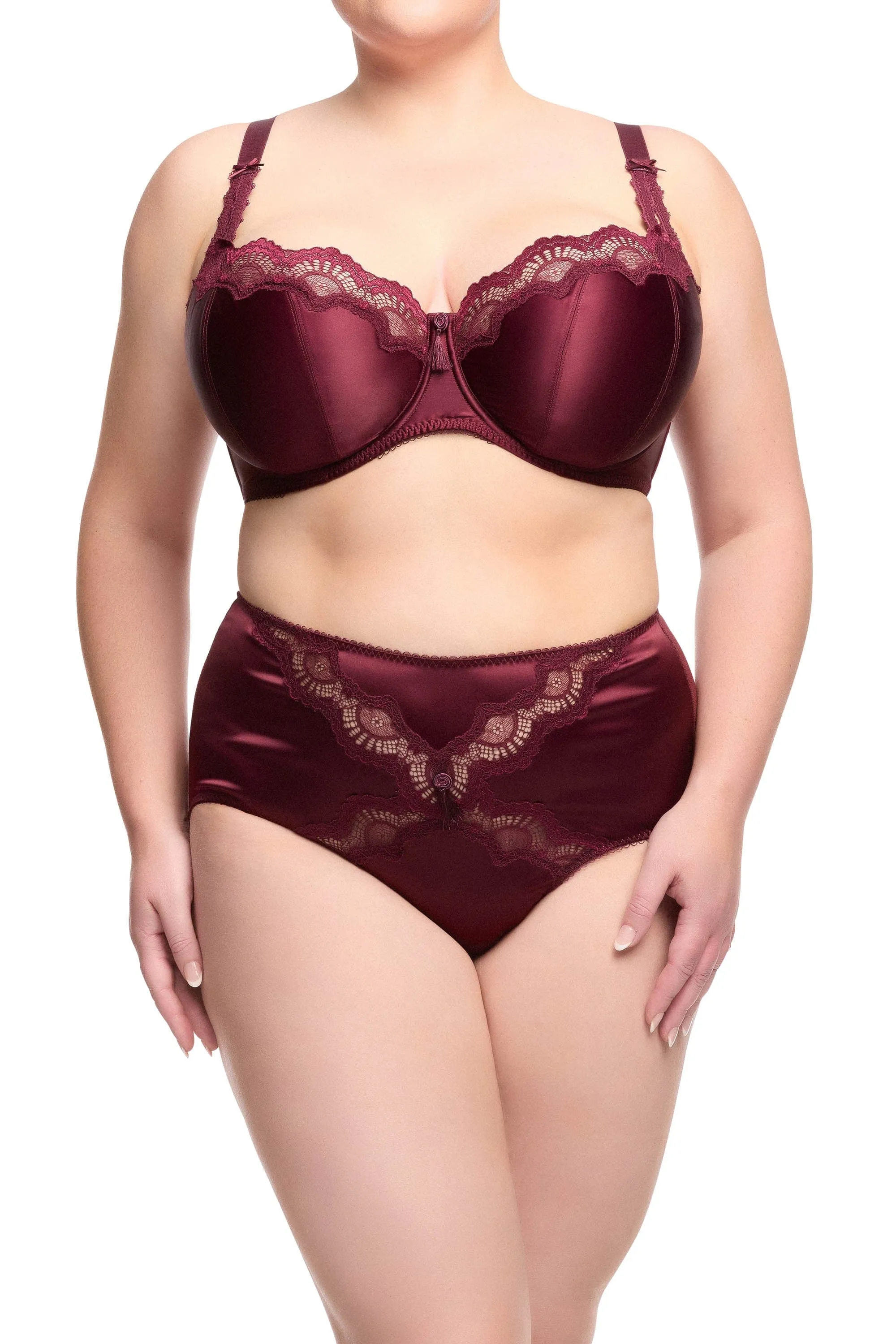 Star Lift Plum Underwire Balconette Curve Bra