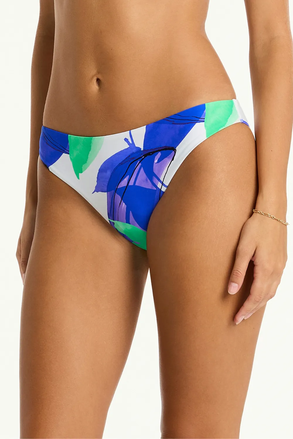 Sublime Cheeky Bikini Bottom in Cobalt