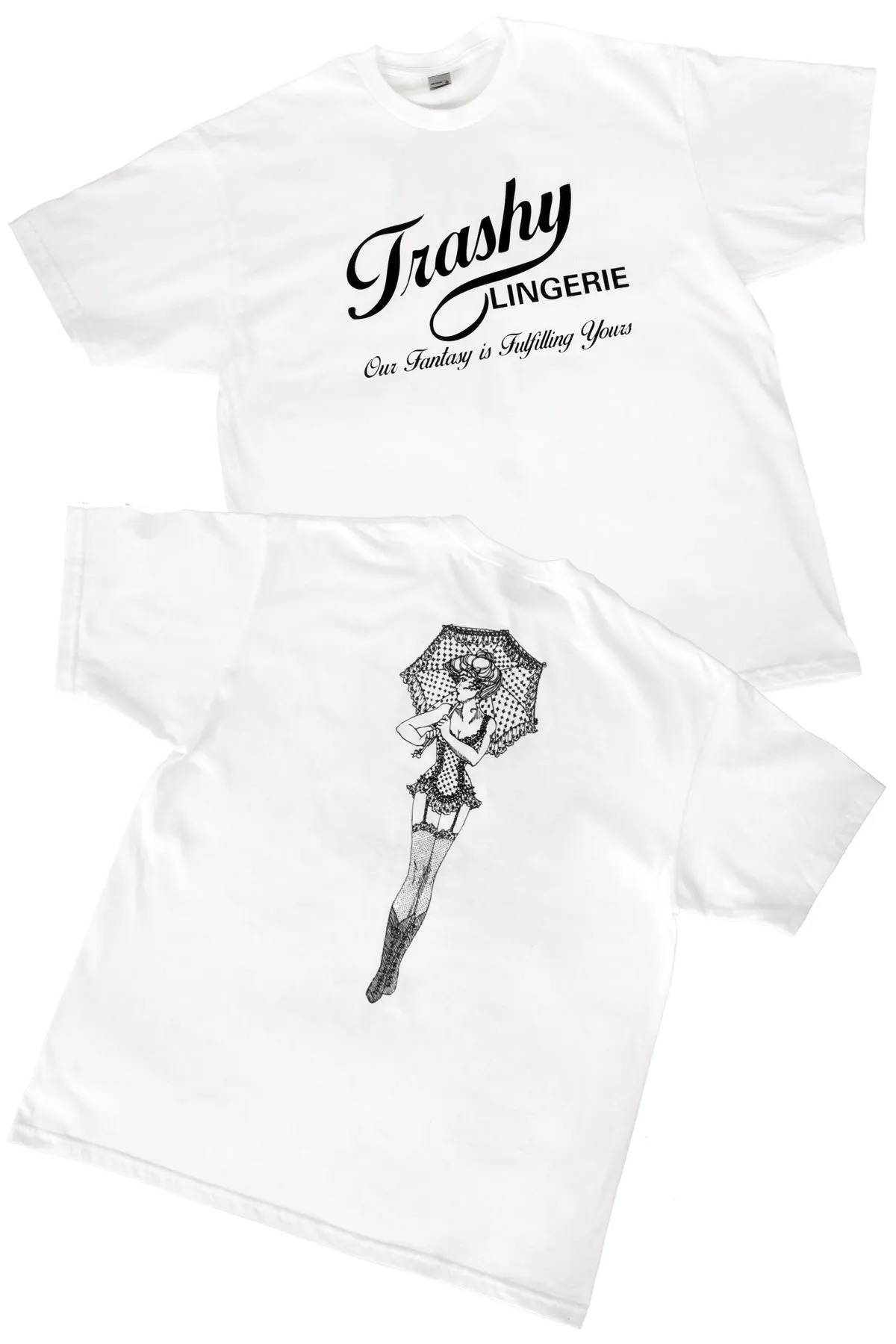 Trashy Unisex White/Black T-Shirt