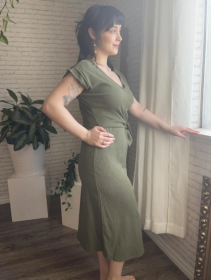 Tribal Dress with Tie Front