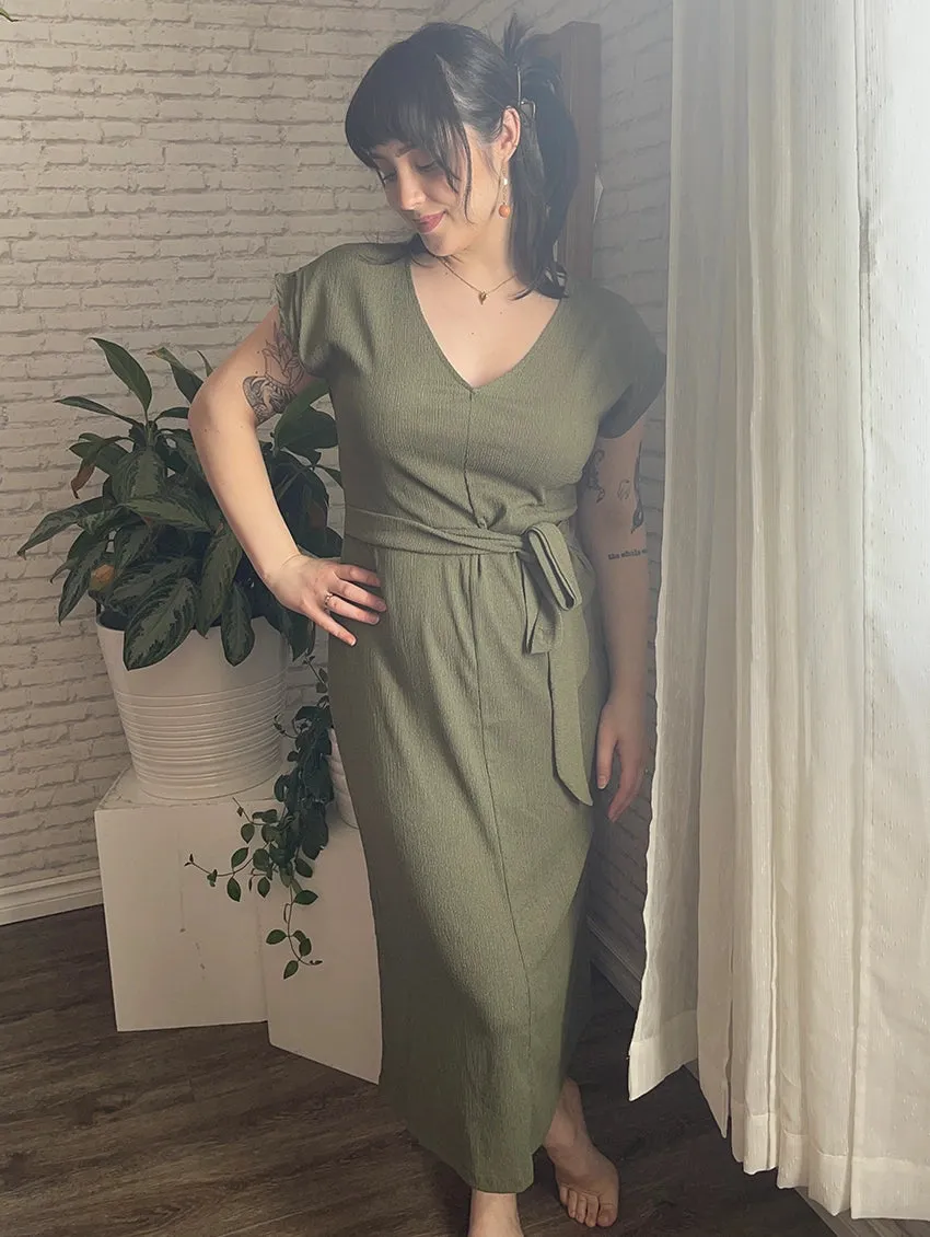 Tribal Dress with Tie Front