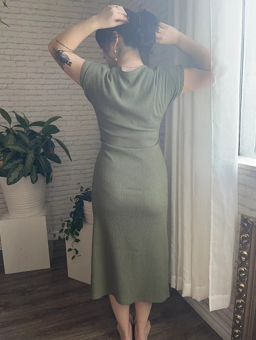 Tribal Dress with Tie Front