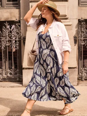 Tribal Sleeveless High Low Dress