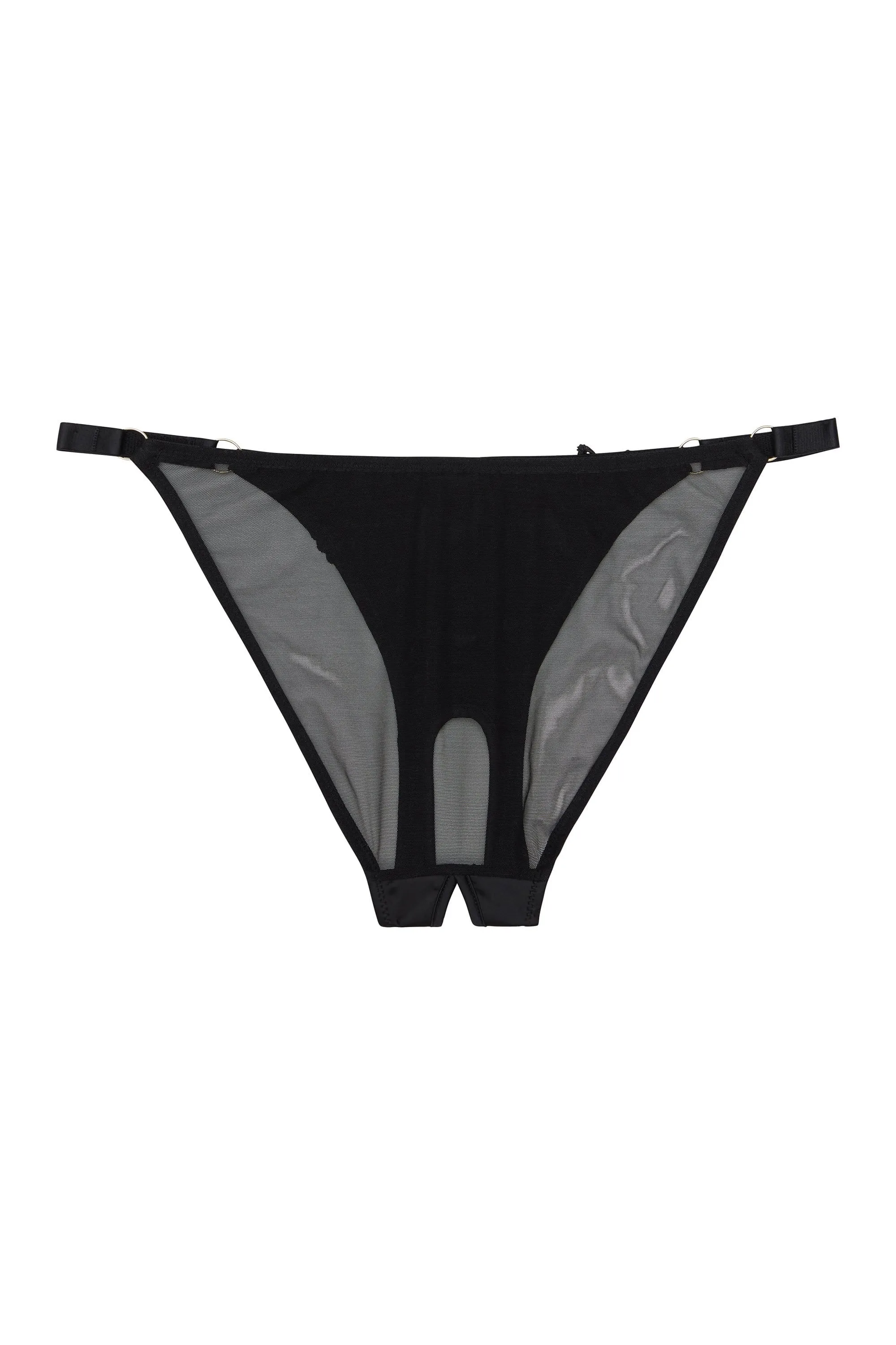 Virginia Guipure Crotchless Tanga Brief