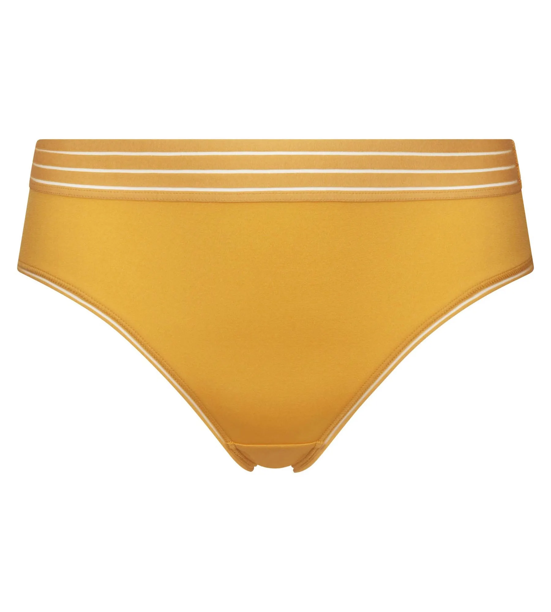 Women's invisible microfibre briefs Soleil in Yellow Oh My Dim's