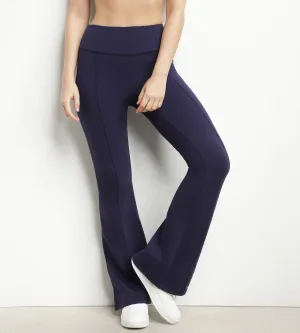 Women's stretch jersey flared sports trousers Blue Dim Move