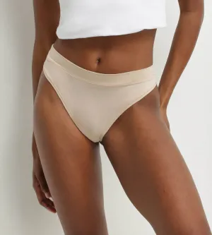 Women's thong in modal cotton Nude Dim Comfort Collection