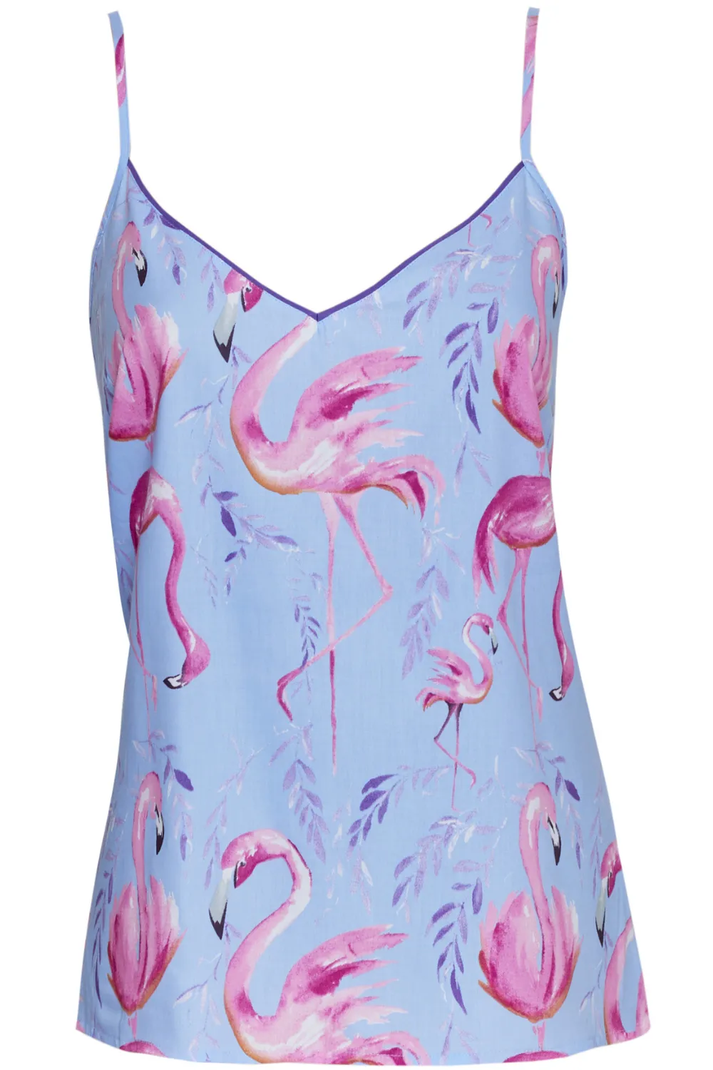 Zoey Flamingo Print Cami. Size UK 8